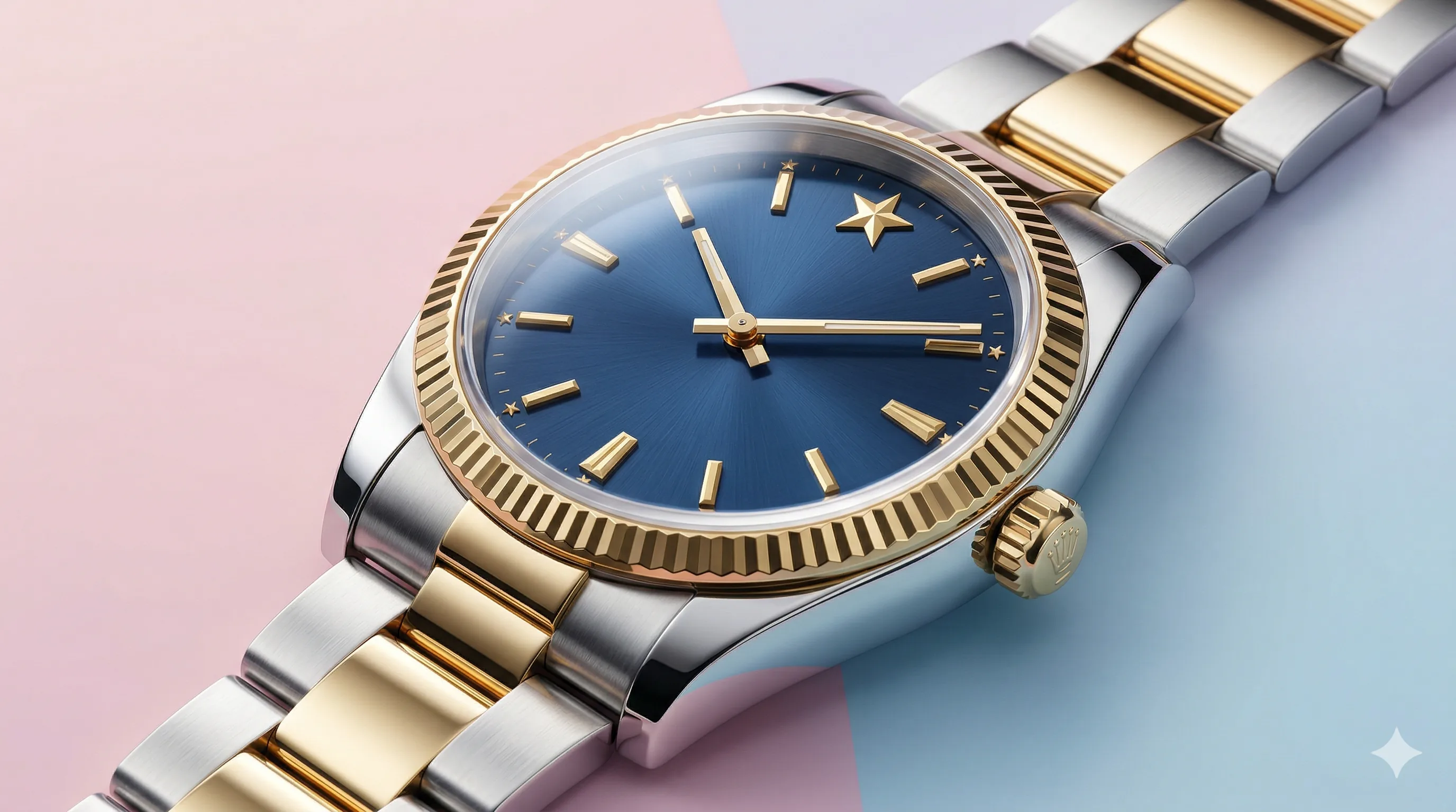 gemini watermark before removal — watch photo with star icon overlaid